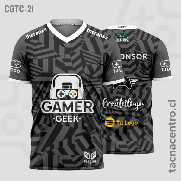 Camisetas Gamer Verde 3 Camisetas Gamer negro
