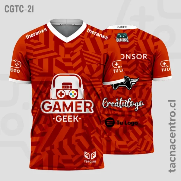 Camisetas Gamer Verde 2 Camisetas Gamer rojo