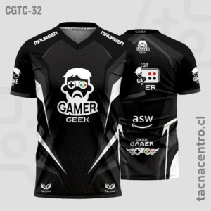 Camisetas Gamer Negro y blanco