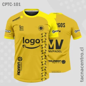 Modelos de Camisetas de Pádel 3 camisetas de padel amarillas