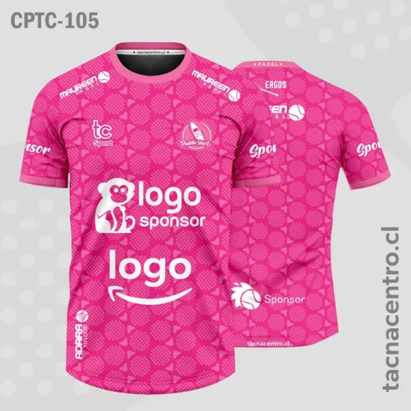 Camisetas de Padel Rosadas