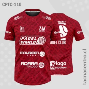 Modelos de Camisetas de Pádel 93 Camisetas de Padel ROJO