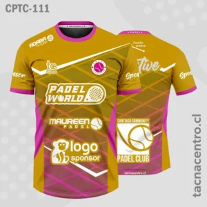 Camisetas de Padel AMARILLO Y ROSADO
