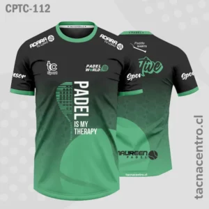 Camisetas de Padel Negro y VERDE