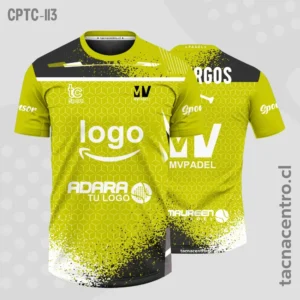 Camisetas de Padel amarillo y negro
