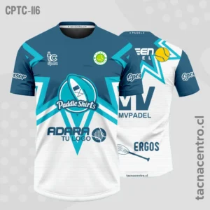 Modelos de Camisetas de Pádel 14 Camisetas de Padel Azul y blanco