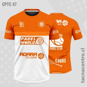 Modelos de Camisetas de Pádel 61 Camisetas de Padel NARANJA y blanco