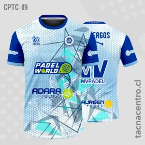 Camisetas de Padel AZULES