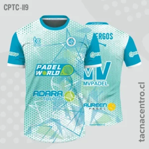 Modelos de Camisetas de Pádel 40 Camisetas de Padel Celestes