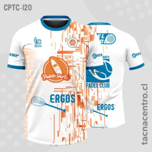 Modelos de Camisetas de Pádel 17 Camisetas de Padel blancas y ribetes azules