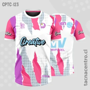 Modelos de Camisetas de Pádel 34 Camisetas de Padel Blanco y rosado