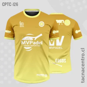 Modelos de Camisetas de Pádel 55 Camisetas de Padel amarilla