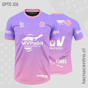 Modelos de Camisetas de Pádel 54 Camisetas de Padel Lila y rosado