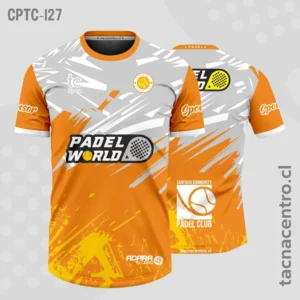 Modelos de Camisetas de Pádel 48 Camisetas de Padel Gris y naranja