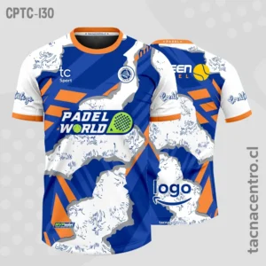 Modelos de Camisetas de Pádel 83 Camisetas de Padel azul y blanco