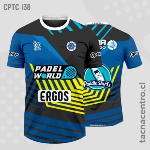 Camisetas de Padel Gris y azul