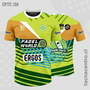 Modelos de Camisetas de Pádel 47 Camisetas de Padel verde y naranja