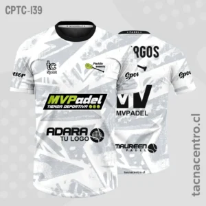 Modelos de Camisetas de Pádel 28 Camisetas de Padel Blanco y gris