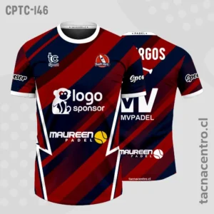 Modelos de Camisetas de Pádel 80 Camisetas de Padel Rojo y azul