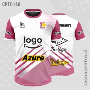 Camisetas de Padel rosado y blanco