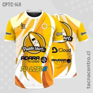 Modelos de Camisetas de Pádel 6 Camisetas de Padel Amarillo con blanco