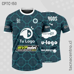 Modelos de Camisetas de Pádel 53 Camisetas de Padel verde oscuro acero