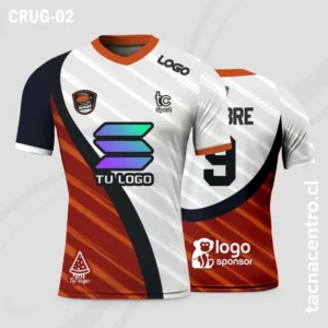 Camisetas de Rugby rojo con blanco