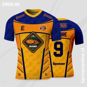 Camisetas de Rugby NARANJA Y AZUL