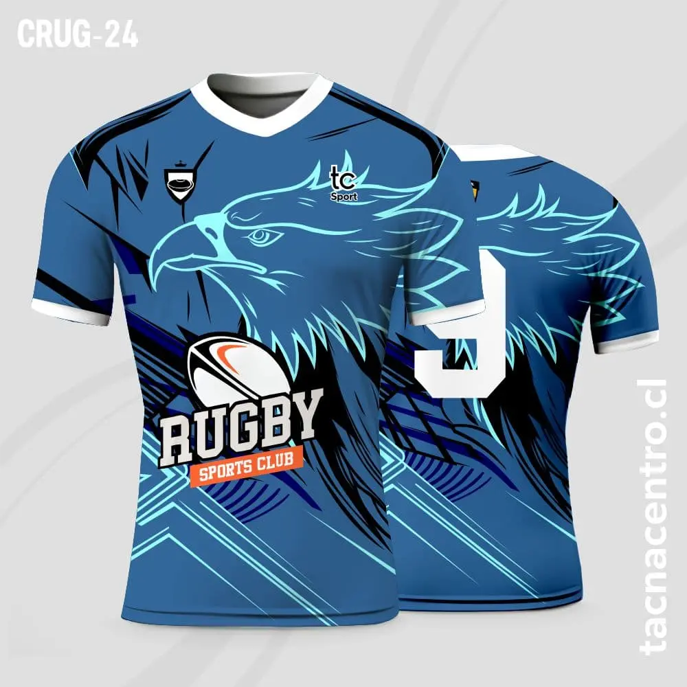 Camisetas de Rugby Azul