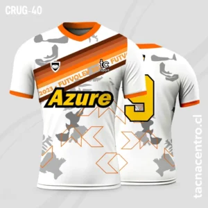 Camisetas de Rugby Blanco y naranja