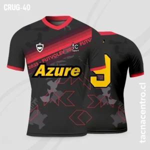 Camisetas de Rugby negro