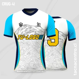 Camisetas de Rugby Blanco y celeste