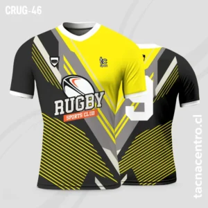 Camisetas de Rugby amarillo con negro
