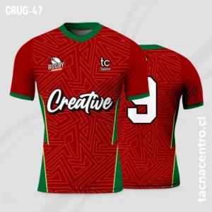Camisetas de Rugby rojo