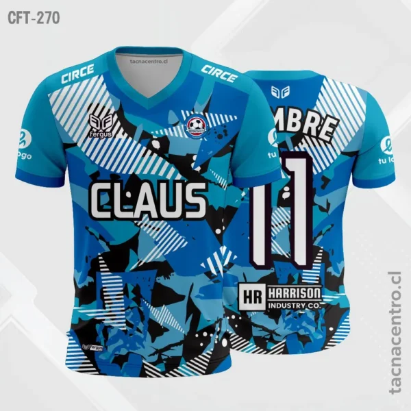 Camiseta de Futbol Plomo amarillo 2 Camiseta de Futbol azul celeste