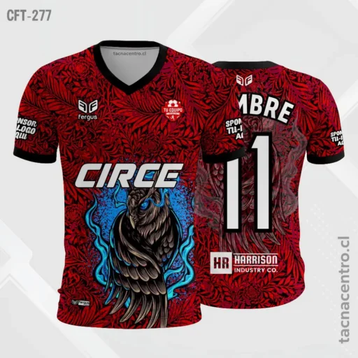Camiseta de Futbol Rojo
