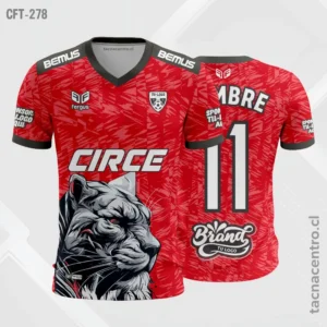 Camiseta de Futbol rojo