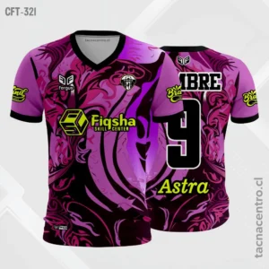 Camisetas de Fútbol Personalizadas: Diseño Gratis 6 Camiseta de Futbol fucsia