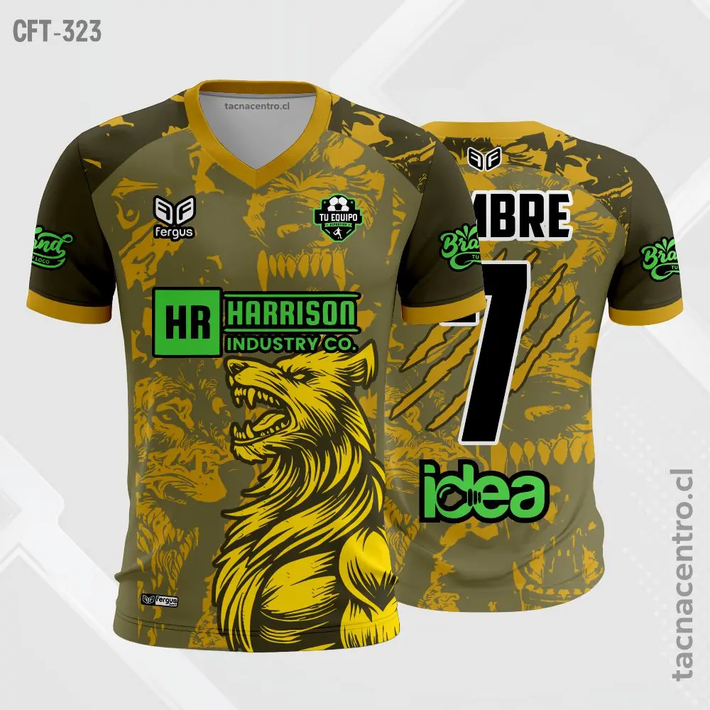 Camiseta de Futbol Dorado