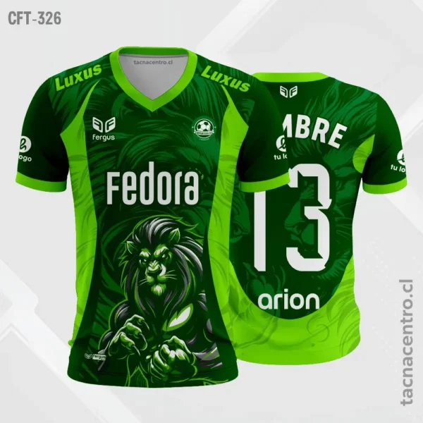 Camiseta de Futbol Guinda y dorado 3 Camiseta de Futbol verde
