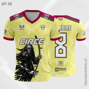 Camiseta de Futbol amarillo