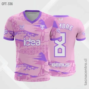 Camiseta de Futbol rosado
