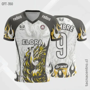 Camiseta de Futbol plomo