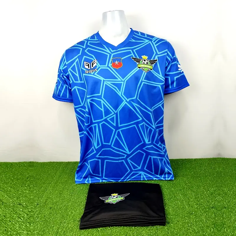 Camisetas de Futbol Azules Personalizadas 29 camisetas de futbol azules con celeste