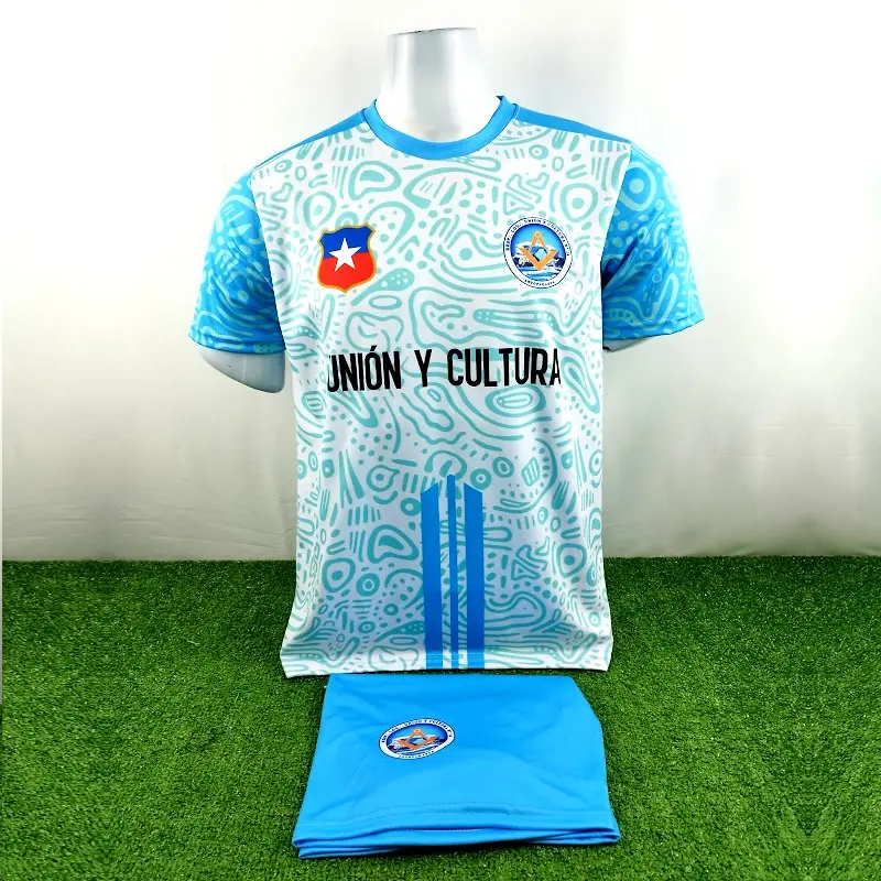 Camisetas de Futbol Celestes Personalizadas 26 camisetas de futbol celestes con lineas o figuras