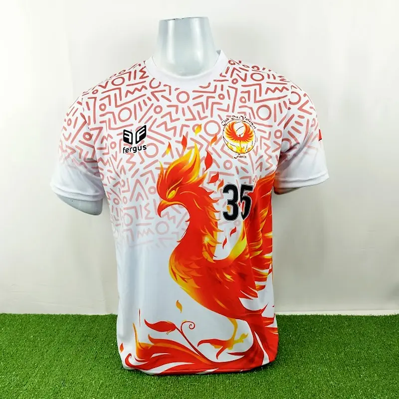 Camisetas de Futbol Naranjas Personalizadas 23 camisetas de futbol anaranjadas fenix