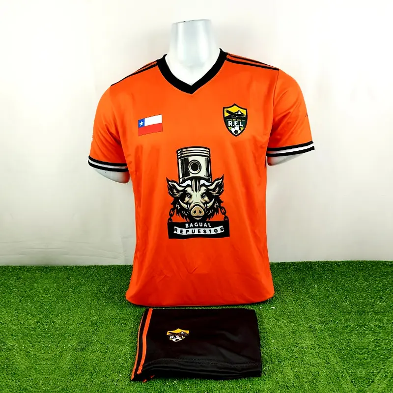 Camisetas de Futbol Naranjas Personalizadas 18 camisetas de futbol naranja mecanica