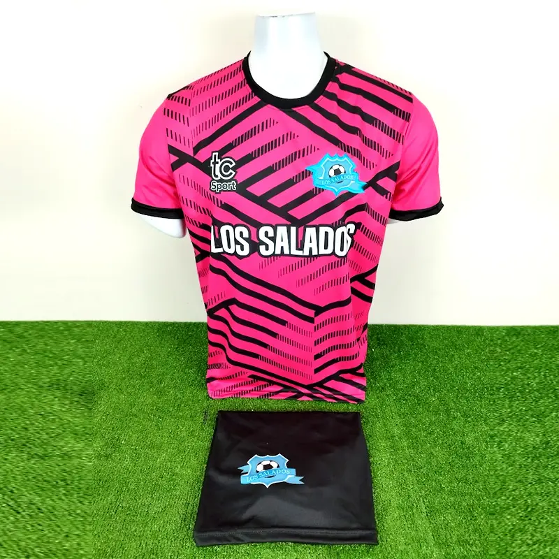 Camisetas de Fútbol Rosadas 21 camisetas de futbol celestes con lineas negras