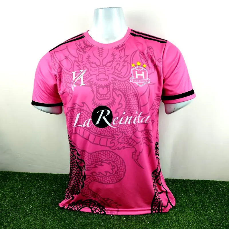 Camisetas de Fútbol Rosadas 23 camisetas de futbol celestes con lineas negras