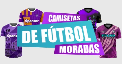 camisetas de futbol moradas personalizadas chile.